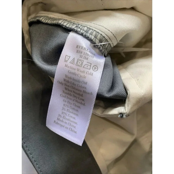 Everlane Men's Blue Slim Fit Chino Pants Size 29x30 NWT - Picture 10 of 10